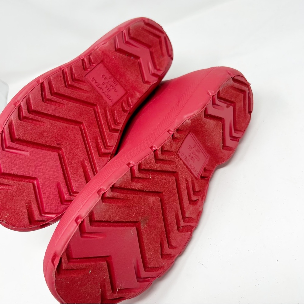 😻NWT Totes Cirrus Waterproof Ankle Rain Boots Red - Picture 5 of 8